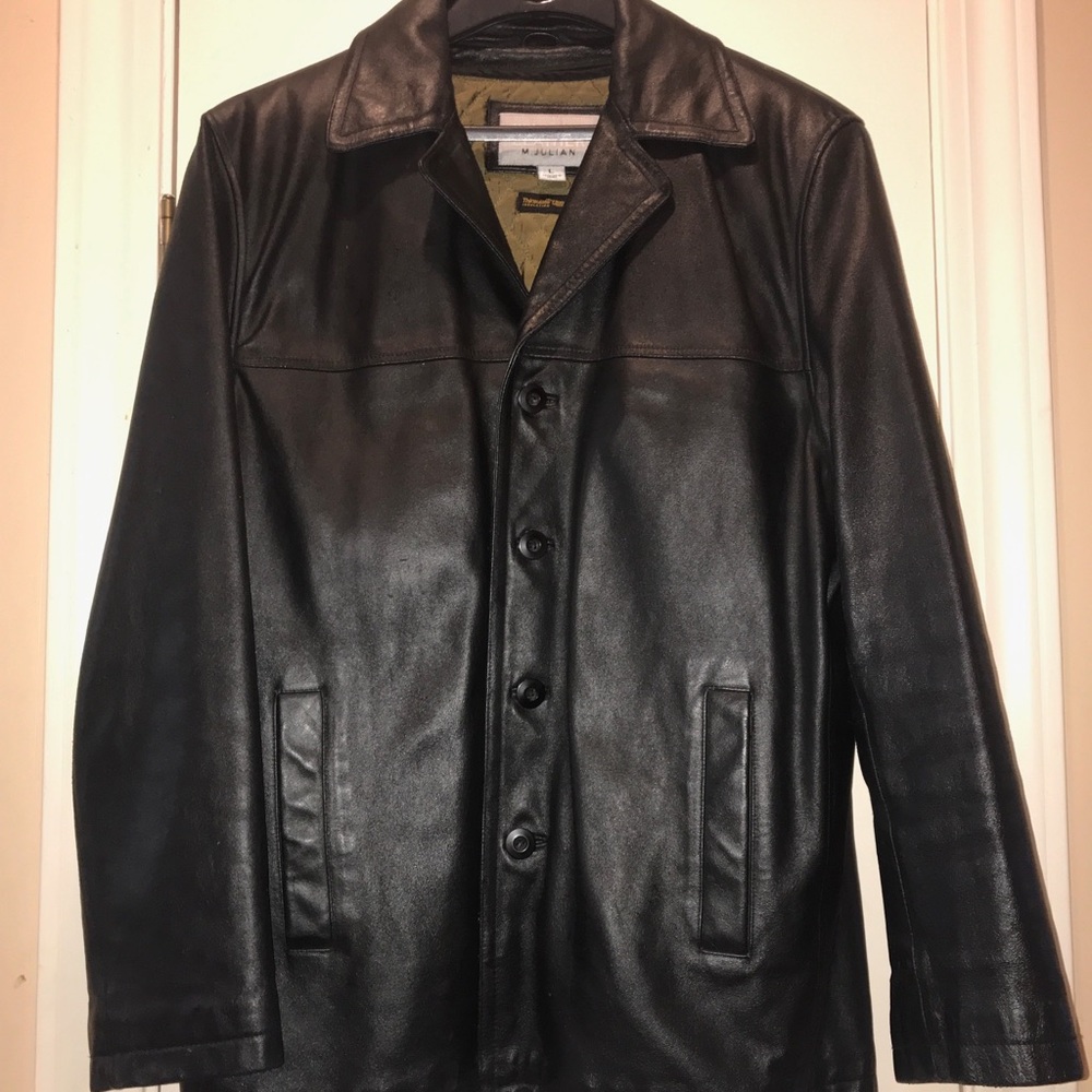 Wilson’s Leather Men’s Coat Black